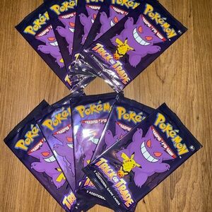 Pokemon TCG Halloween Trick or Trade BOOster Bundle Lot of 10 Packs